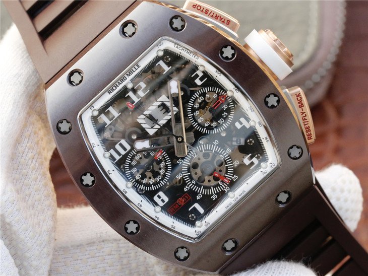 Richard Mille RM 011 Flyback Chronograph Brown Ceramic Asia Boutique
