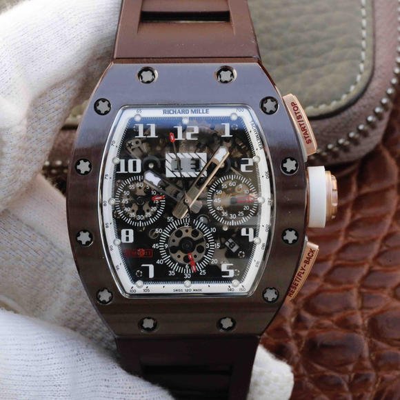 Richard Mille RM 011 Flyback Chronograph Brown Ceramic Asia Boutique