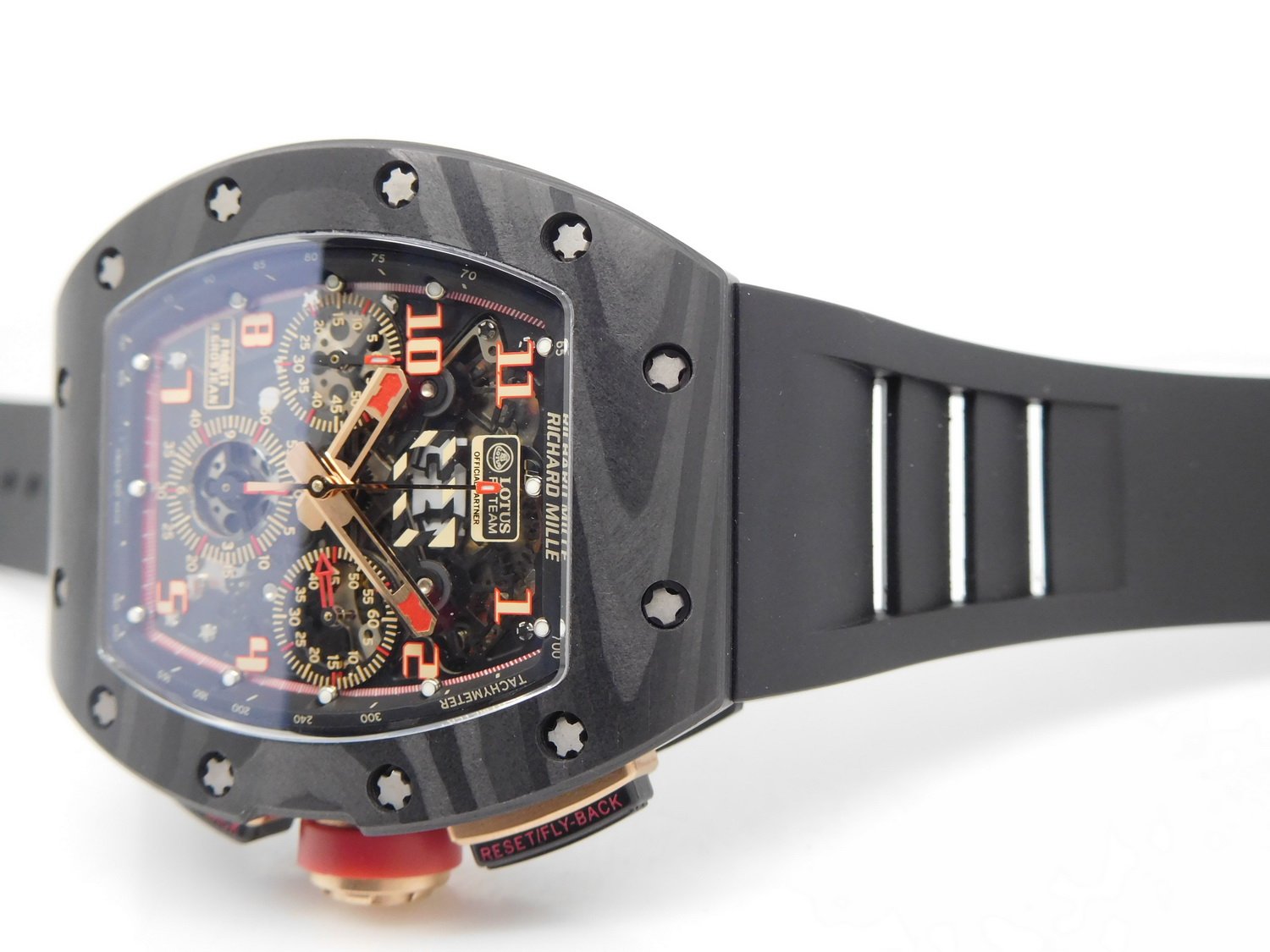 Richard Mille RM 011 Automatic Flyback Chronograph NTPT LOTUS F1 Team Romain Grosjean in Rose Gold