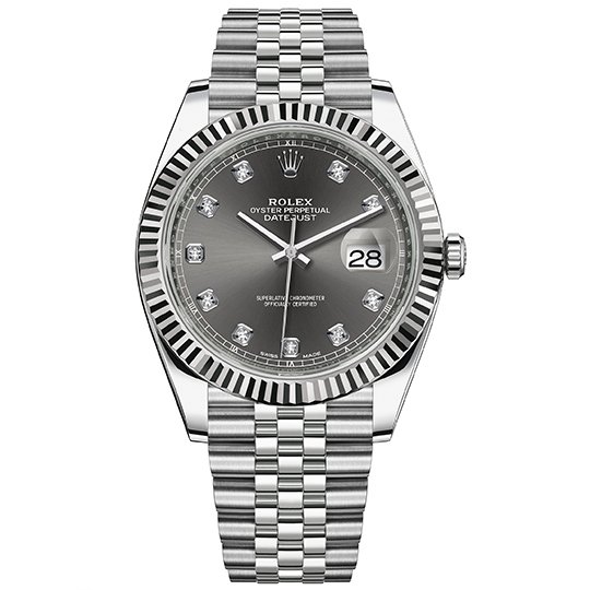 Datejust rhodium dial best sale