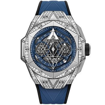 Hublot Big Bang Sang Bleu Unico II Titanium Blue Pave 418.NX.5107.RX.1604.MXM20