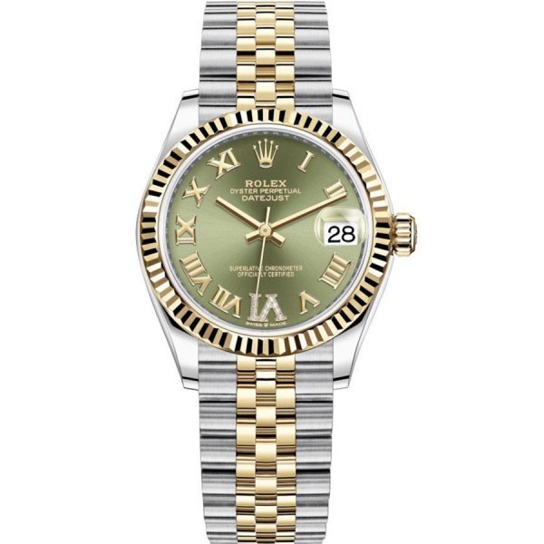 Rolex  Datejust 31 Yellow Rolesor Fluted Jubilee  278273-0016