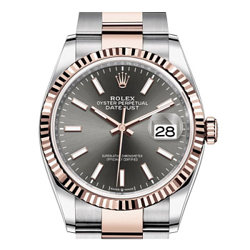 Rolex Datejust Lady Steel Rose Gold 36mm 126231-0014