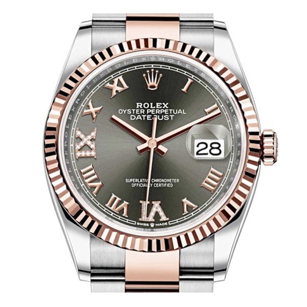 Rolex Datejust Lady Steel Rose Gold 36mm 126231-0024