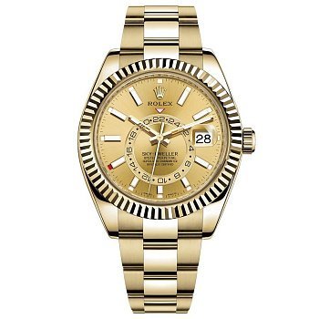 Rolex Sky-Dweller Yellow Gold 326938 Champagne-colour