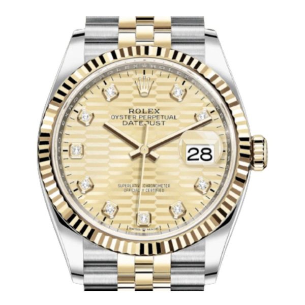Rolex Datejust Lady Steel Yellow Gold 36mm 126233-0045