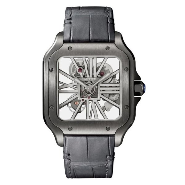 Santos De Cartier Skeleton Watch WHSA0009