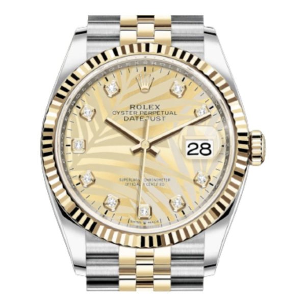 Rolex Datejust Lady Steel Yellow Gold 36mm 126233-0043