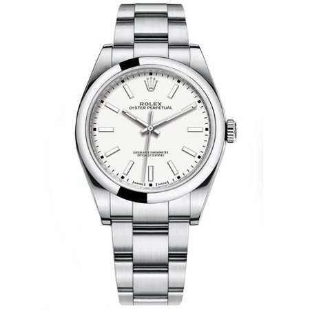 Rolex Oyster Perpetual 39mm White Dial 2018 114300