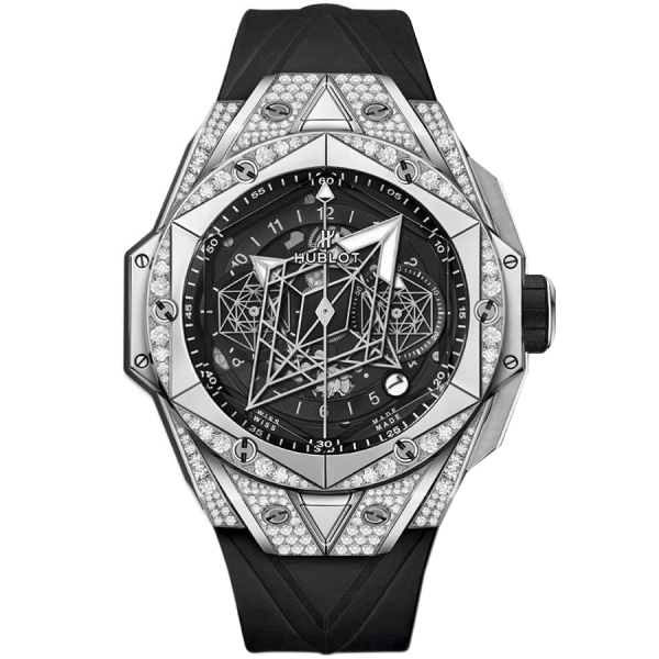 Hublot Big Bang Sang Bleu Unico II Titanium Pave 418.NX.1107.RX.1604.MXM20