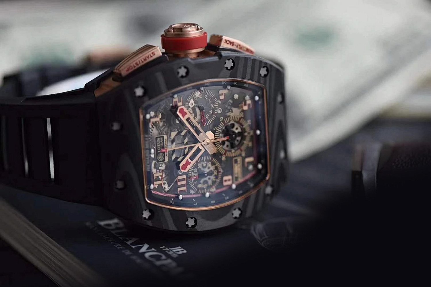 Richard Mille RM 011 Automatic Flyback Chronograph NTPT LOTUS F1 Team Romain Grosjean