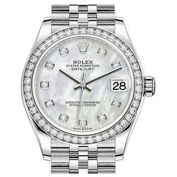 Rolex Datejust Lady Steel White Gold 31mm 278384RBR-0008
