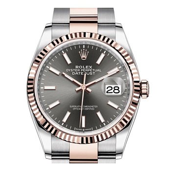 Rolex Datejust Lady Steel Rose Gold 36mm 126231-0014