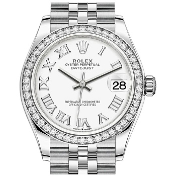 Rolex Datejust Lady Steel White Gold 31mm 278384RBR-00144