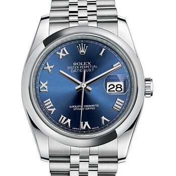 Rolex 116200 Blue Roman Jubilee Bracelet