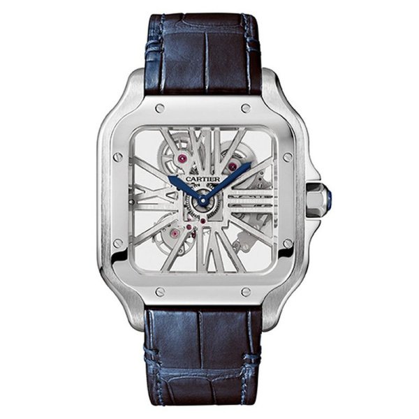 Santos De Cartier Skeleton Watch WHSA0007