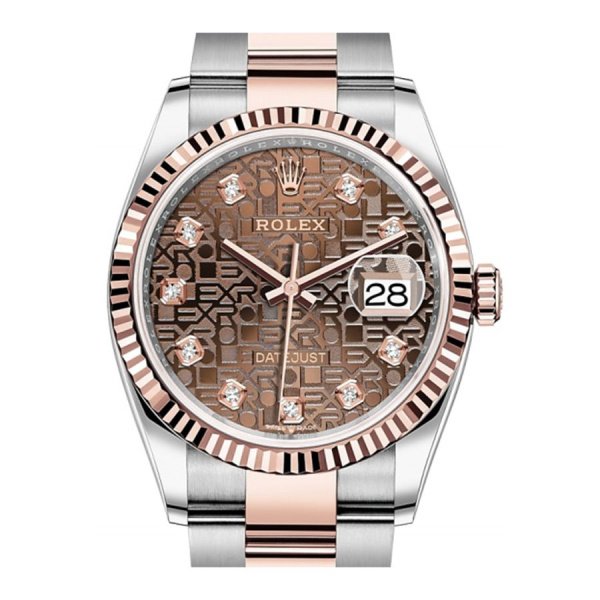 Rolex Datejust Lady Steel Rose Gold 36mm M126231-0026 36845