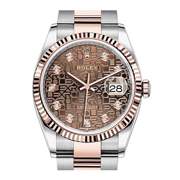 Rolex Datejust Lady Steel Rose Gold 36mm M126231-0026 36845