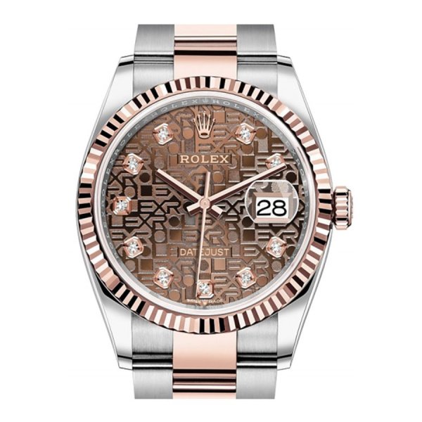 Rolex Datejust Lady Steel Rose Gold 36mm M126231-0026 36845