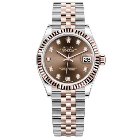 Rolex  Datejust 31 Everose Rolesor Fluted Jubilee  278271-0028