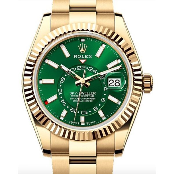 Rolex Sky-Dweller Yellow gold Oyster Bracelet 336938-0007